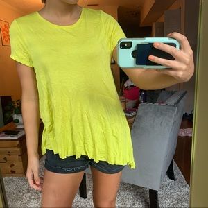 NWT zara asymmetrical tee